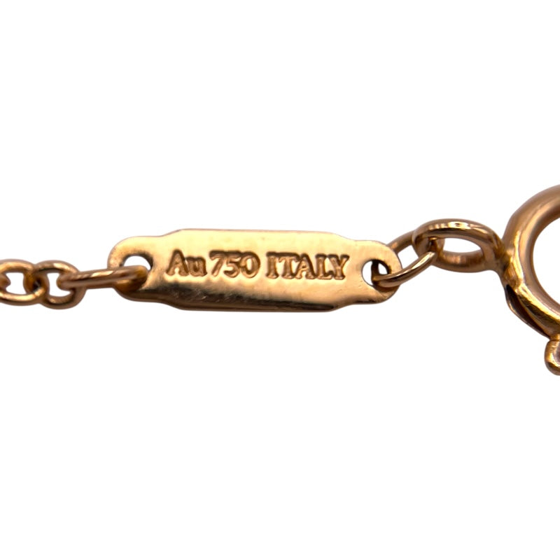 ティファニー TIFFANY＆CO ダイヤノットネックレス ピンクゴールド Au750 ジュエリー