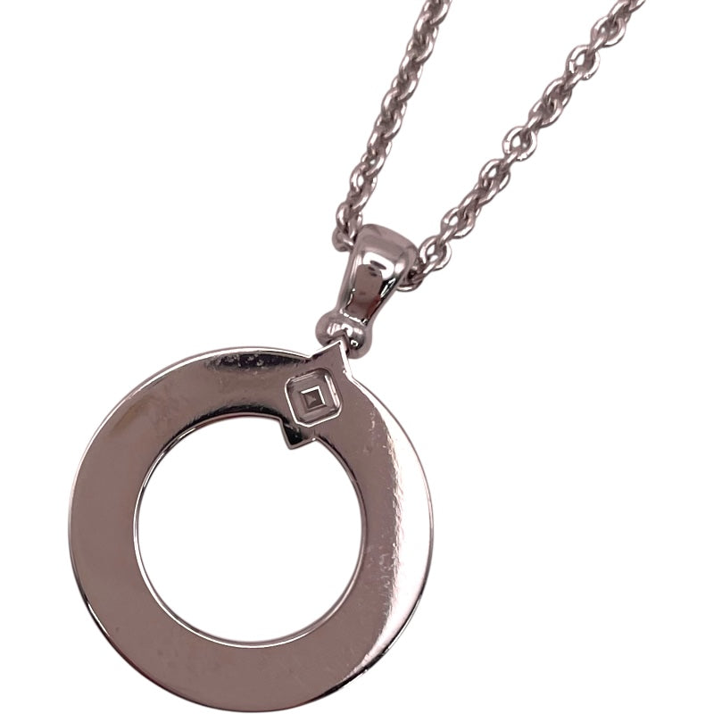 ブルガリ BVLGARI ブルガリブルガリ1PDダイヤネックレス ホワイト K18ホワイトゴールド ジュエリー
