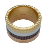 ブシュロン BOUCHERON キャトルクラシックラージ ゴールド/ホワイトゴールド/ピンクゴールド Au750/ブラウンPVD ジュエリー