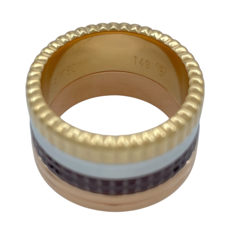 ブシュロン BOUCHERON キャトルクラシックラージ ゴールド/ホワイトゴールド/ピンクゴールド Au750/ブラウンPVD ジュエリー