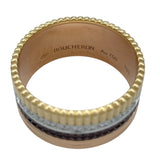 ブシュロン BOUCHERON キャトルクラシックラージダイヤリング ゴールド/ホワイトゴールド/ピンクゴールド Au750/ブラウンPVD ジュエリー