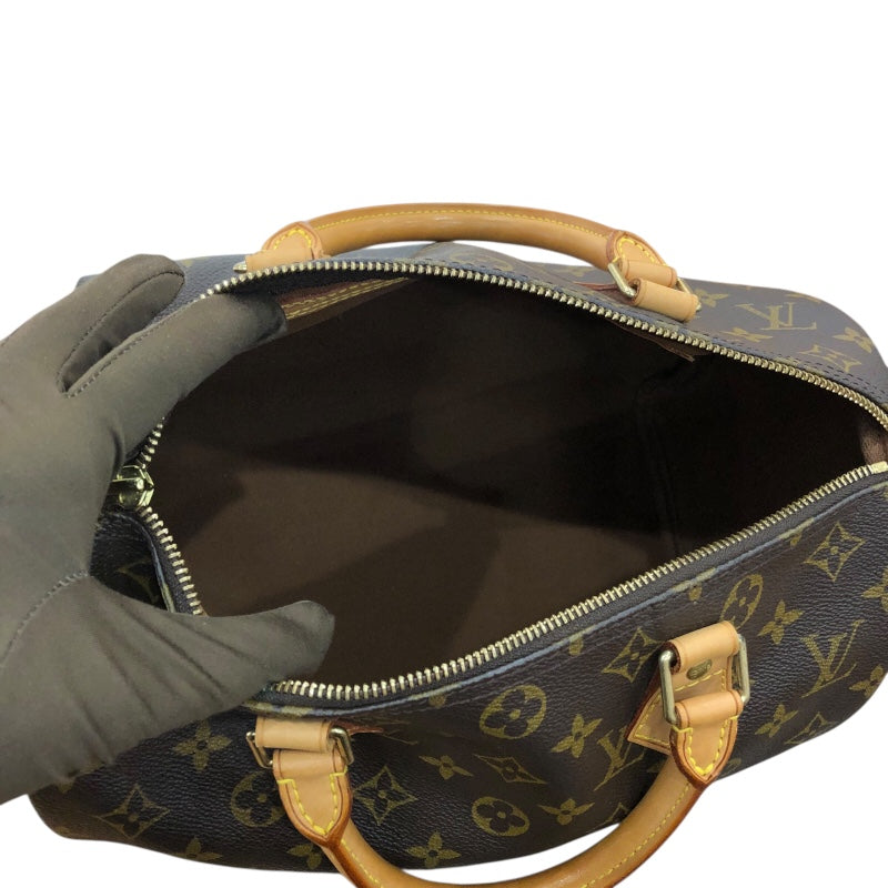 ルイ・ヴィトン LOUIS VUITTON スピーディー30 M41526 ブラウン GD金具 モノグラムキャンバス レディース ハンドバッグ
