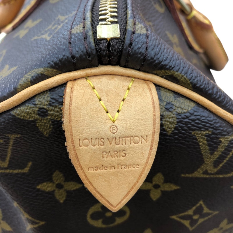 ルイ・ヴィトン LOUIS VUITTON スピーディー30 M41526 ブラウン GD金具 モノグラムキャンバス レディース ハンドバッグ