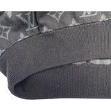 ルイ・ヴィトン LOUIS VUITTON モノグラム総柄ニットブルゾン HNN22W ブラック コットン メンズ ブルゾン