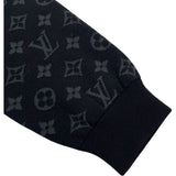 ルイ・ヴィトン LOUIS VUITTON モノグラム総柄ニットブルゾン HNN22W ブラック コットン メンズ ブルゾン