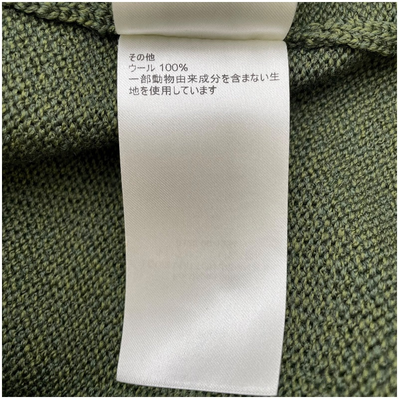 ルイ・ヴィトン LOUIS VUITTON ×NIGO ソフィスティケイテッドニットカーディガン HMN03W カーキ 羊毛 メンズ カーディガン