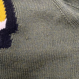 ルイ・ヴィトン LOUIS VUITTON ×NIGO ソフィスティケイテッドニットカーディガン HMN03W カーキ 羊毛 メンズ カーディガン