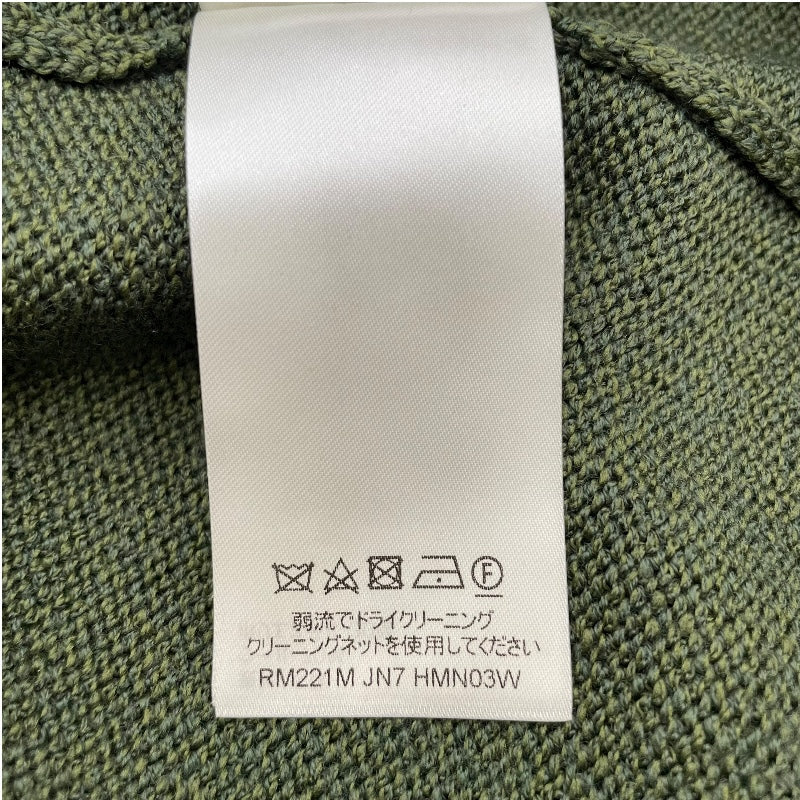 ルイ・ヴィトン LOUIS VUITTON ×NIGO ソフィスティケイテッドニットカーディガン HMN03W カーキ 羊毛 メンズ カーディガン