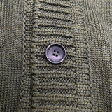 ルイ・ヴィトン LOUIS VUITTON ×NIGO ソフィスティケイテッドニットカーディガン HMN03W カーキ 羊毛 メンズ カーディガン