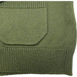 ルイ・ヴィトン LOUIS VUITTON ×NIGO ソフィスティケイテッドニットカーディガン HMN03W カーキ 羊毛 メンズ カーディガン