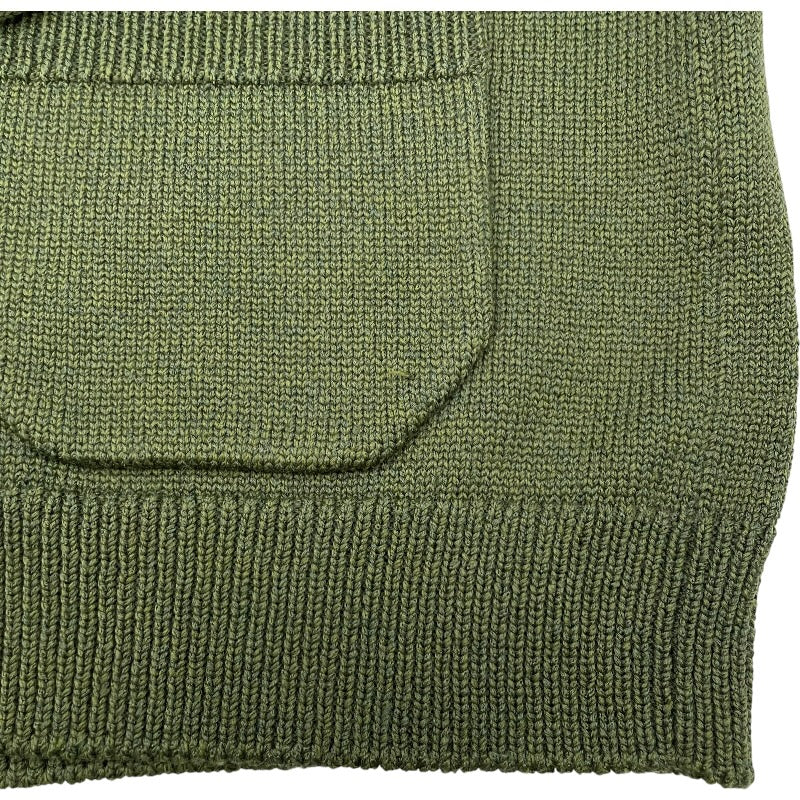 ルイ・ヴィトン LOUIS VUITTON ×NIGO ソフィスティケイテッドニットカーディガン HMN03W カーキ 羊毛 メンズ カーディガン