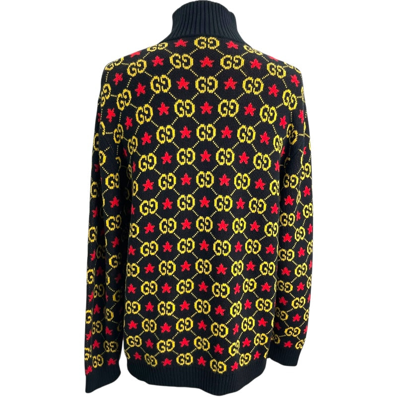 グッチ GUCCI GGスターロゴニットジャケット 576796 ブラック コットン レディース その他アウター