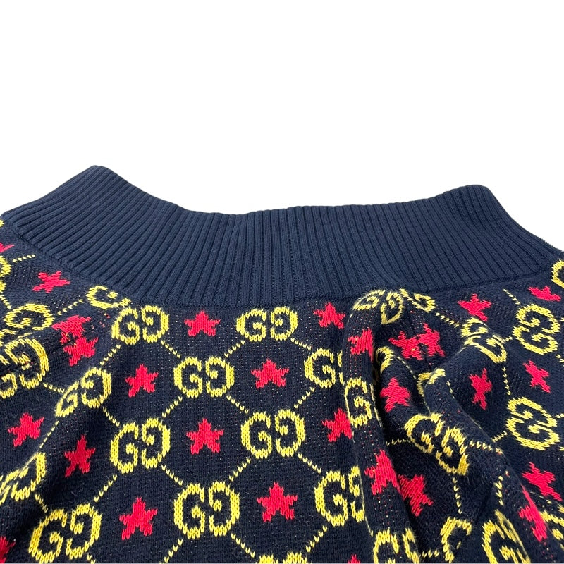 グッチ GUCCI GGスターロゴニットジャケット 576796 ブラック コットン レディース その他アウター