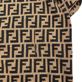 フェンディ FENDI FF総柄ニットセーター FZZ481 ブラウン ウール メンズ セーター