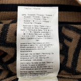 フェンディ FENDI FF総柄ニットセーター FZZ481 ブラウン ウール メンズ セーター