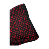 ルイ・ヴィトン LOUIS VUITTON モノグラム総柄ニットジップアップパーカー FJKC14 ブラック ウール メンズ パーカー