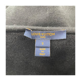 ルイ・ヴィトン LOUIS VUITTON モノグラム総柄ニットジップアップパーカー FJKC14 ブラック ウール メンズ パーカー