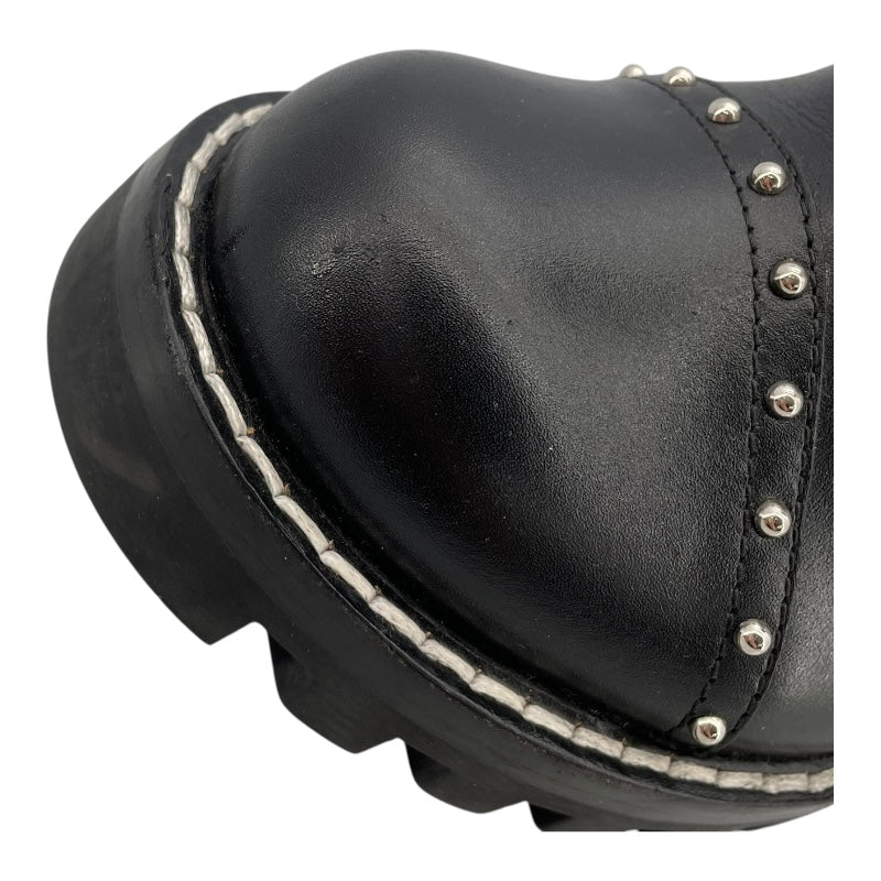 ルイ・ヴィトン LOUIS VUITTON スタートレイルライン ショートブーツ MD0921 ブラック レザー レディース ブーツ
