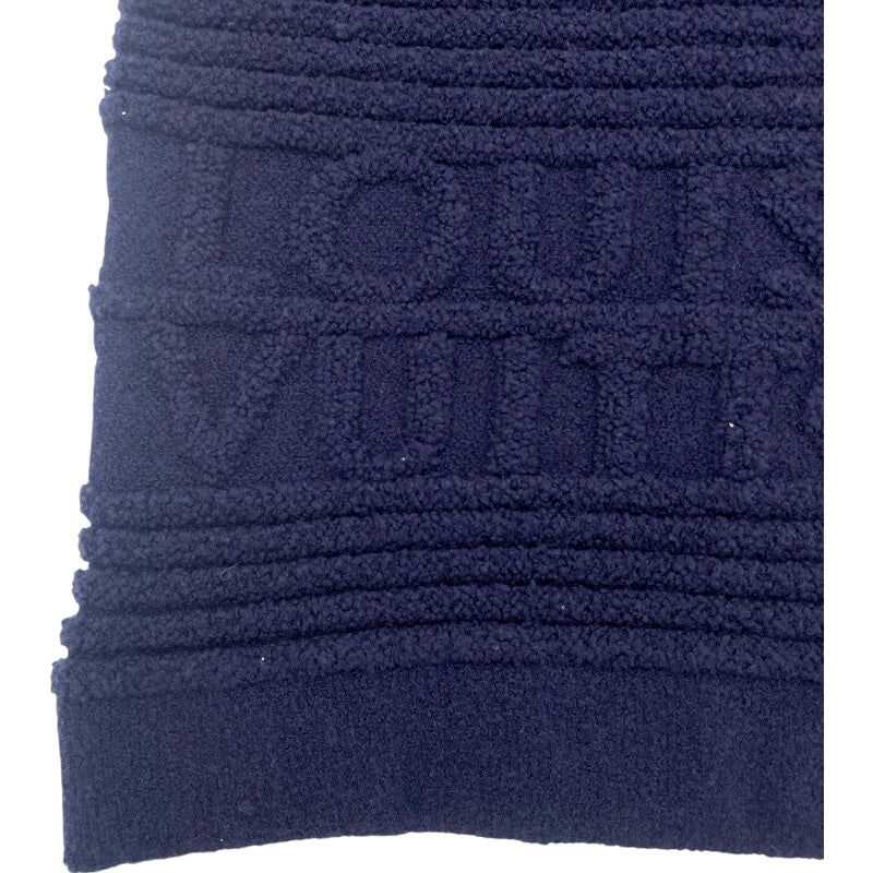 ルイ・ヴィトン LOUIS VUITTON ロゴエンボス FJKC15 ネイビー ウール レディース パーカー