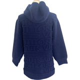 ルイ・ヴィトン LOUIS VUITTON ロゴエンボス FJKC15 ネイビー ウール レディース パーカー