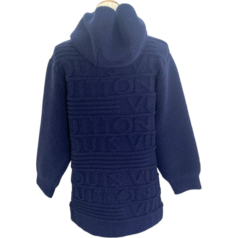 ルイ・ヴィトン LOUIS VUITTON ロゴエンボス FJKC15 ネイビー ウール レディース パーカー