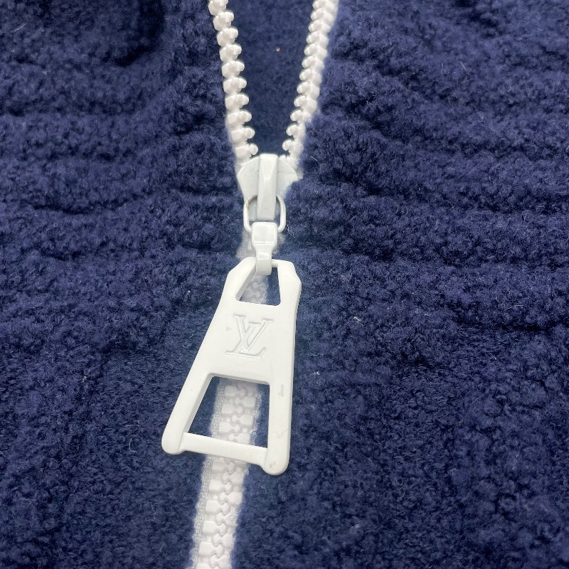 ルイ・ヴィトン LOUIS VUITTON ロゴエンボス FJKC15 ネイビー ウール レディース パーカー