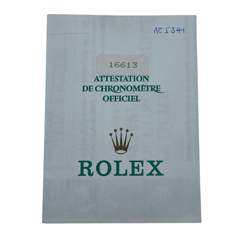 ロレックス ROLEX サブマリーナ 16613SG グレー K18/SS 自動巻き メンズ 腕時計
