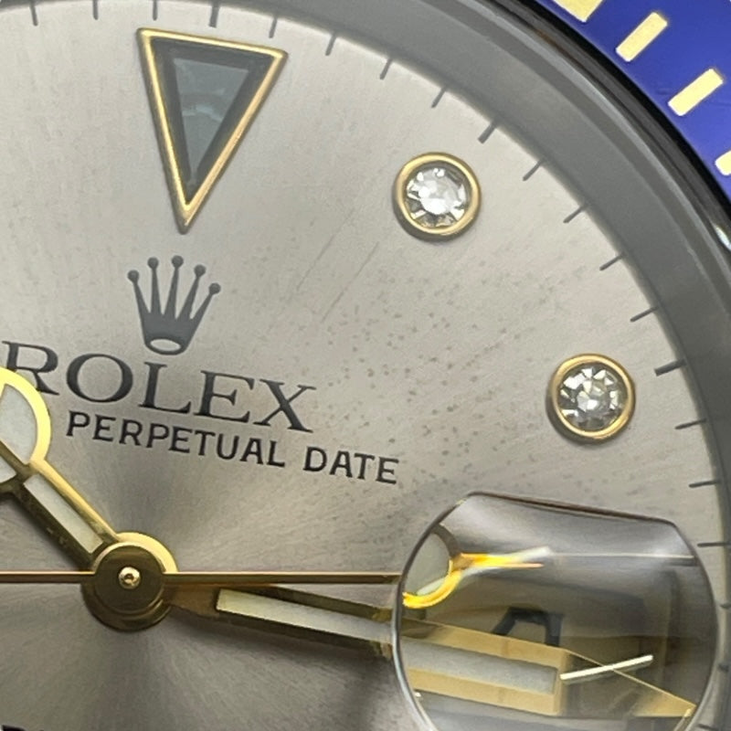 ロレックス ROLEX サブマリーナ 16613SG グレー K18/SS 自動巻き メンズ 腕時計