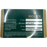 ロレックス ROLEX GMTマスター2 116713LN ブラック K18YG/SS メンズ 腕時計