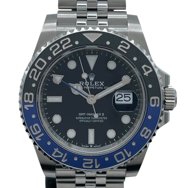 ロレックス ROLEX GMTマスター2 126710BLNR ブラック SS メンズ 腕時計