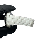 シャネル CHANEL J12 クロノグラフ 41mm H1007 ホワイト セラミック 自動巻き メンズ 腕時計