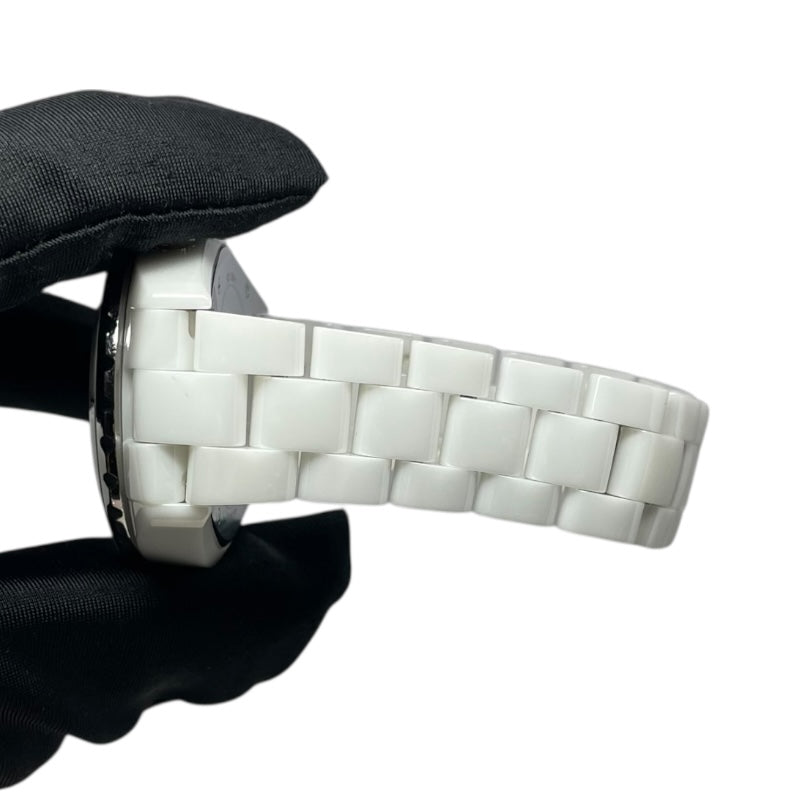シャネル CHANEL J12 クロノグラフ 41mm H1007 ホワイト セラミック 自動巻き メンズ 腕時計