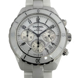シャネル CHANEL J12 クロノグラフ 41mm H1007 ホワイト セラミック 自動巻き メンズ 腕時計