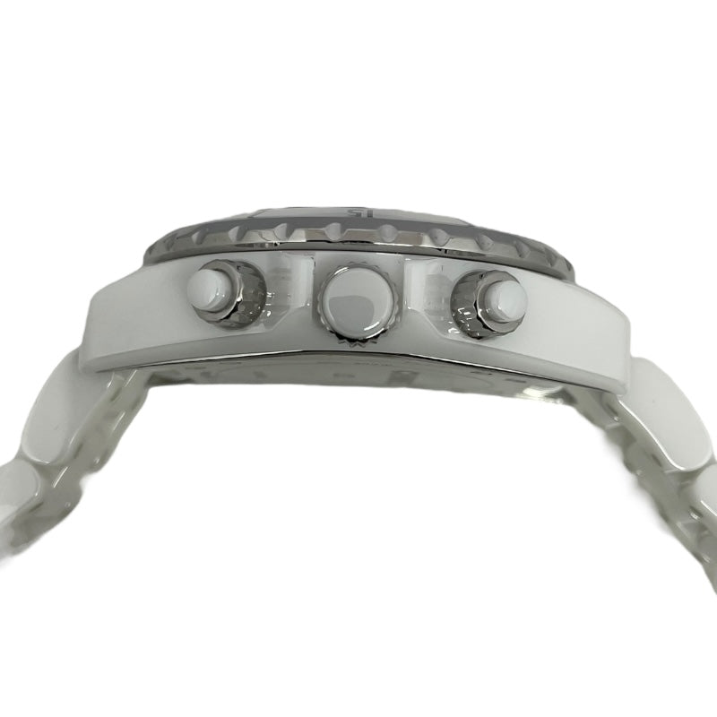 シャネル CHANEL J12 クロノグラフ 41mm H1007 ホワイト セラミック 自動巻き メンズ 腕時計