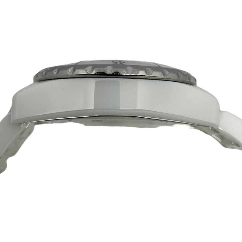 シャネル CHANEL J12 クロノグラフ 41mm H1007 ホワイト セラミック 自動巻き メンズ 腕時計