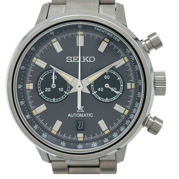 セイコー SEIKO プロスペックス スピードタイマー メカニカル クロノグラフ SBEC009 グレー SS 自動巻き メンズ 腕時計