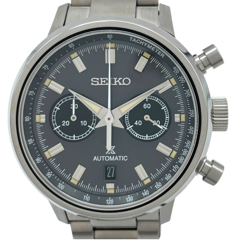 セイコー SEIKO プロスペックス スピードタイマー メカニカル クロノグラフ SBEC009 グレー SS 自動巻き メンズ 腕時計
