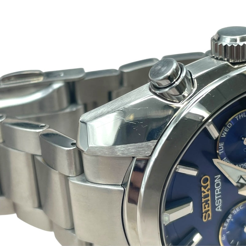 セイコー SEIKO アストロン 大谷翔平2022年限定モデル SBXC115 ブルー SS メンズ 腕時計