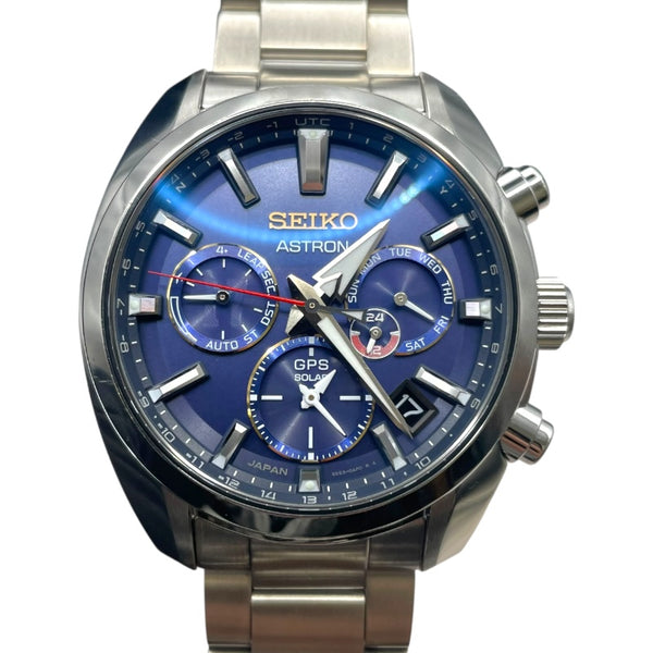 セイコー SEIKO アストロン 大谷翔平2022年限定モデル SBXC115 ブルー SS メンズ 腕時計