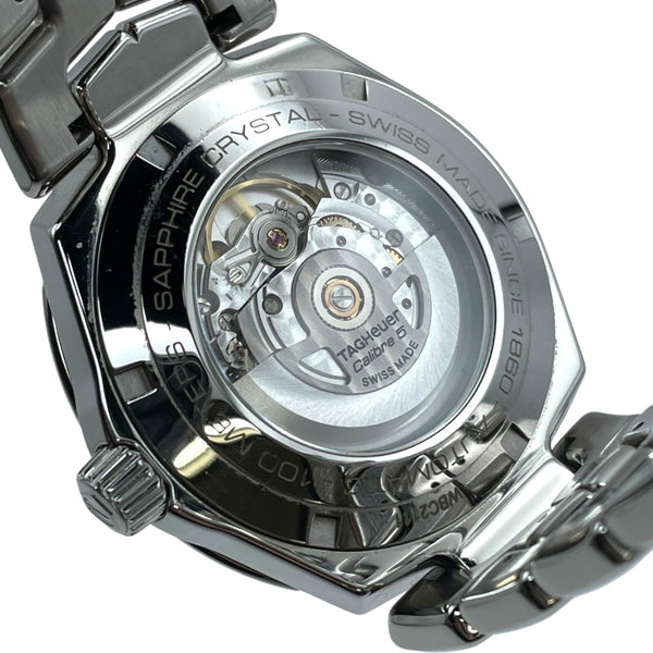 タグ・ホイヤー TAG HEUER リンクキャリバー5 WBC2111 ホワイト SS 自動巻き メンズ 腕時計