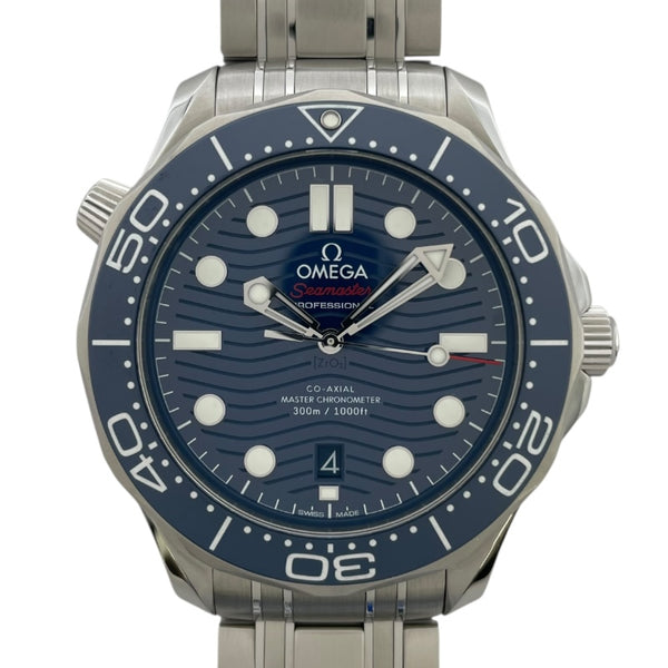 オメガ OMEGA シーマスターダイバー300M コーアクシャル マスタークロノメーター 210.30.42.20.03.001 ブルー SS メンズ 腕時計