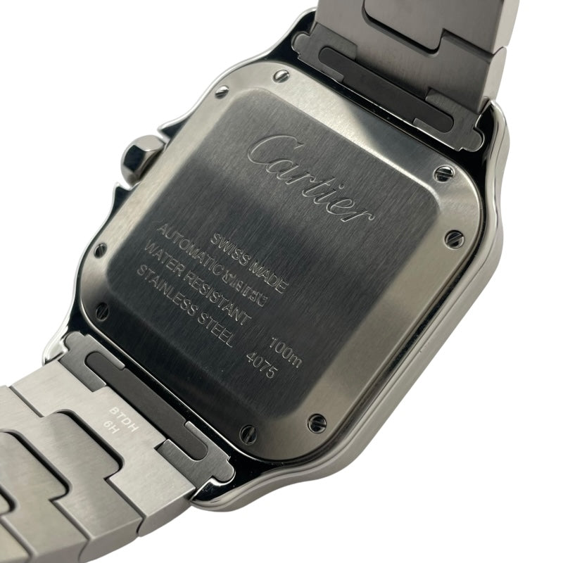 カルティエ Cartier サントスドゥカルティエMM WSSA0061 グリーン SS レディース 腕時計