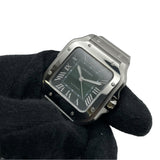 カルティエ Cartier サントスドゥカルティエMM WSSA0061 グリーン SS レディース 腕時計