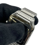 カルティエ Cartier サントスドゥカルティエMM WSSA0061 グリーン SS レディース 腕時計