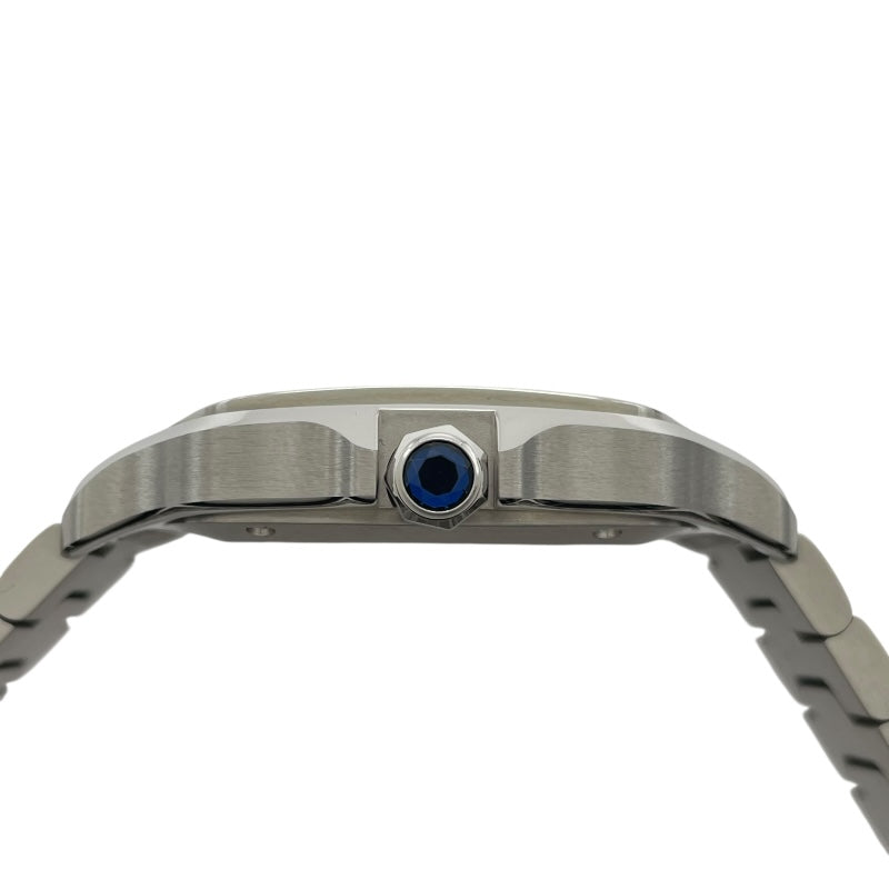 カルティエ Cartier サントスドゥカルティエMM WSSA0061 グリーン SS レディース 腕時計