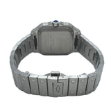 カルティエ Cartier サントスドゥカルティエMM WSSA0061 グリーン SS レディース 腕時計