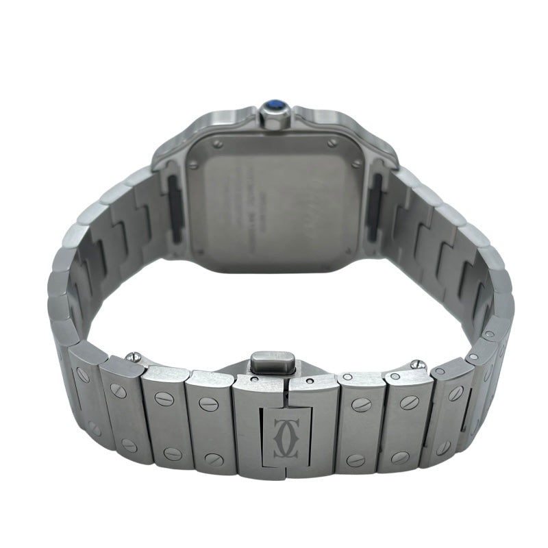 カルティエ Cartier サントスドゥカルティエMM WSSA0061 グリーン SS レディース 腕時計