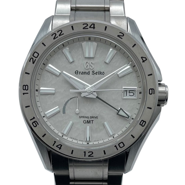 グランドセイコー Grand Seiko エボリューション9 コレクション スプリングドライブ GMT SBGE285 朝霧 チタン 自動巻き メンズ 腕時計