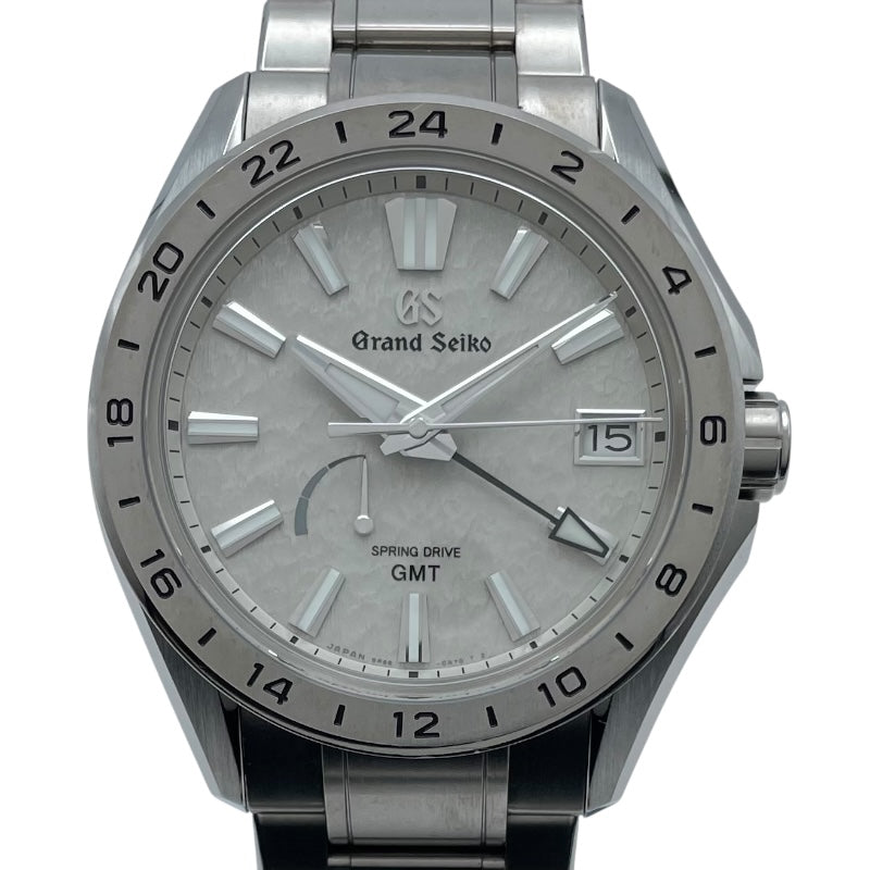 グランドセイコー Grand Seiko エボリューション9 コレクション スプリングドライブ GMT SBGE285 朝霧 チタン 自動巻き メンズ 腕時計