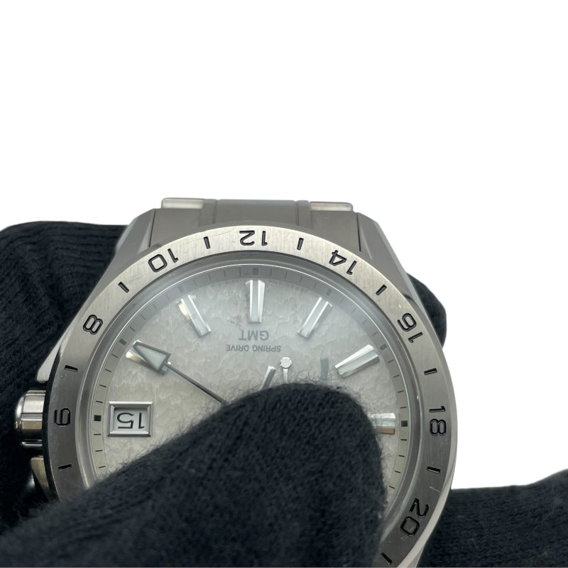 グランドセイコー Grand Seiko エボリューション9 コレクション スプリングドライブ GMT SBGE285 朝霧 チタン 自動巻き メンズ 腕時計